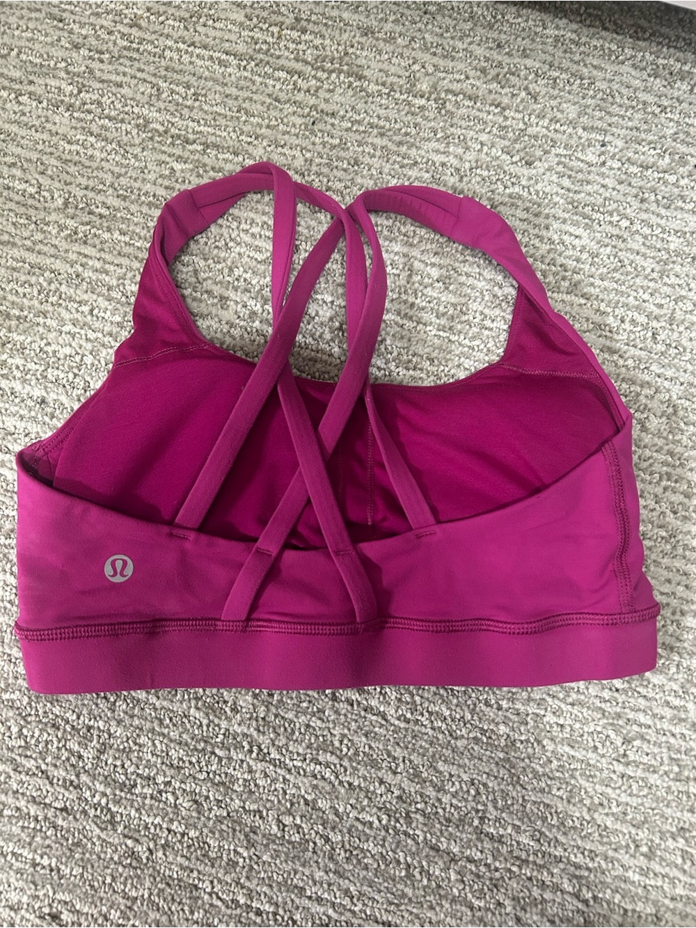 lululemon athletica Magenta Strappy Sports Bra